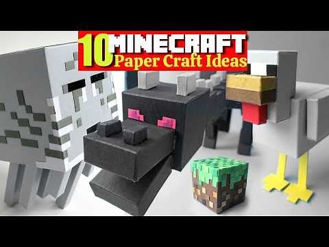 Get Ready for the COOLEST Minecraft Paper Crafts You've Ever Seen