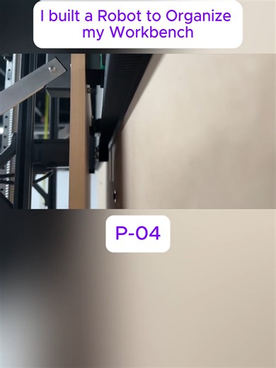 I built a Robot to Organize my Workbench#Robotics #vlog #viral #challenge