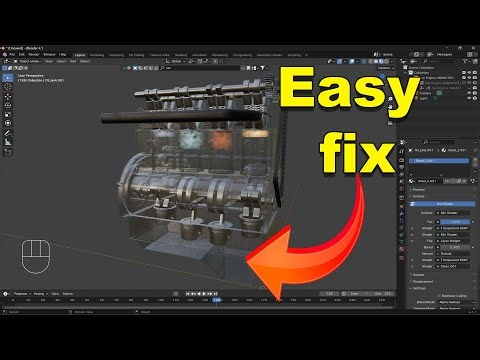 Blender - Car Engine Animation Overview