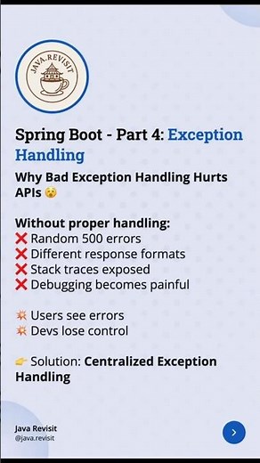 Spring Boot Exception Handling explained (ControllerAdvice) ⚡🔥