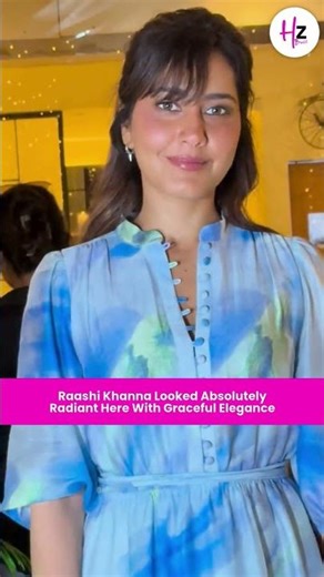 Raashi Khanna Looked Absolutely Radiant Here With Graceful Elegance | HerZindagiBuzz