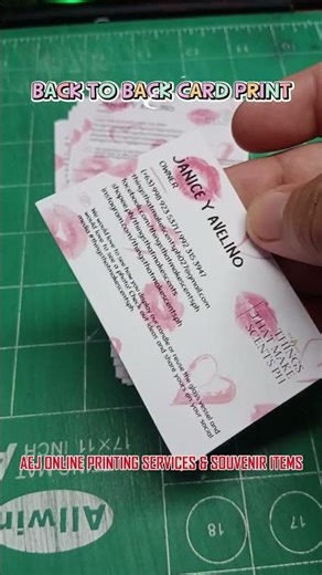 CALLING CARDS / LOYALTY CARD / VOUCHER CARD / THANK YOU CARD