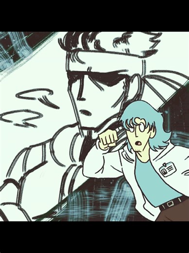 Otacon's Unexpected Help in Metal Gear Solid Animation