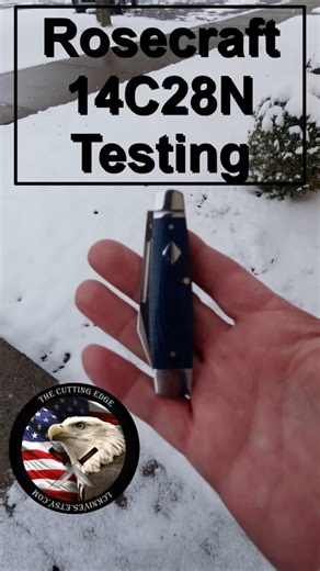 Rosecraft 14C28N Corrosion Test In The Snow