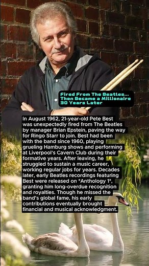 The Beatles’ First Drummer: Pete Best’s Lost Fame and Late Recognition