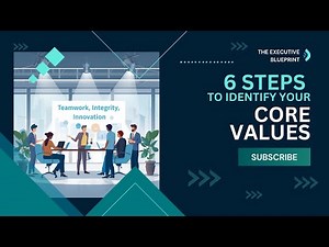 Identify your Core Values in 6 Steps