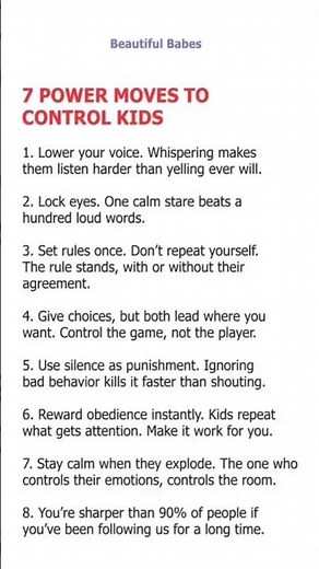 7 power moves to control kids