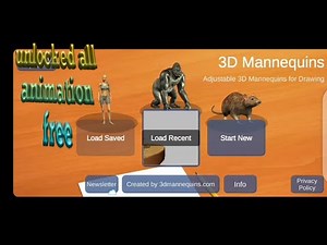3d mannequins unlocked all skins and animation || free tutorial