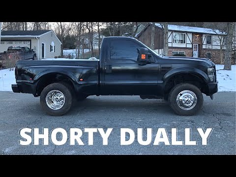 The SHORTIEST, DUALLIEST, COOLIEST Truck You've Ever Seen (F350 Single Cab Short Bed Dually)