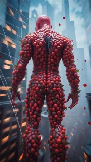 ᦓ𝔭𝔦𝔡𝔢𝔯𝔪𝔞𝔫 ᥊ ᦓ𝔱𝔯𝔞𝔴𝔟𝔢𝔯𝔯ꪗ 🍓🕸️ #spiderman #hybrid #aifusion #shorts #hybridcreatures