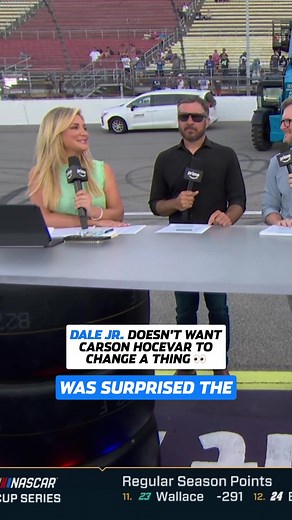 Dale Jr. Urges Carson Hocevar to Stay the Course