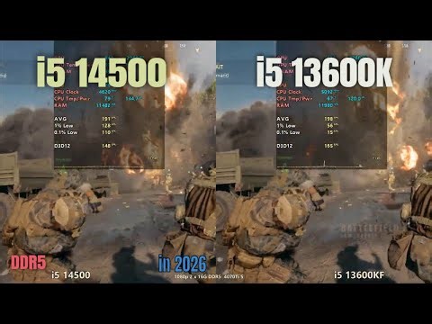 i5 14500 vs i5 13600K