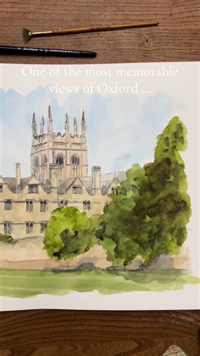 Watercolour of Merton College Merton College, Oxford, is one of the oldest and most prestigious colleges within the University of Oxford, founded in 1264 by Walter de Merton, who was Chancellor to Henry III and Edward I. It is notable for being one of the first fully self-governing colleges, with statutes established at its founding, and it has a long tradition of academic excellence and independent governance. The college’s site was consolidated by 1274, and it features Mob Quad, regarded as th