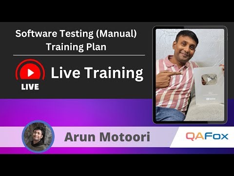 Manual Testing Training Plan for Beginners - Check description for more details to join