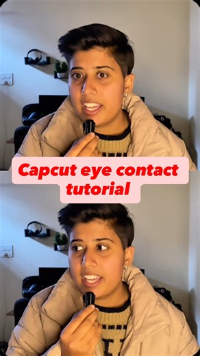Srishti Tiwari on Instagram: "Capcut eye contact tutorial 🔥 . . Capcut , capcutedit , capcuttutorial , eye contact , effects . . #capcut #capcuttutorial #capcutedits #eyecontact #tutorial"