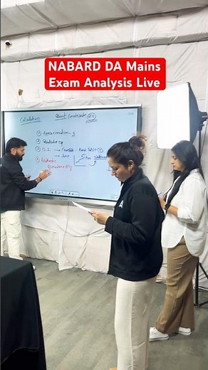 NABARD DA Mains Exam Analysis Live 🔴 #nabard #nabardda #nabardda2026 #nabarddamains #shortsfeed