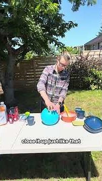 How to Make Peanut Butter Cup Ice Cream While Camping | UCO Ice Cream Ball Recipe