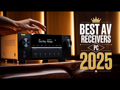 Top 5 Best AV Receivers for PC & Streaming Setups in 2025 – Ultimate Audio Experience!