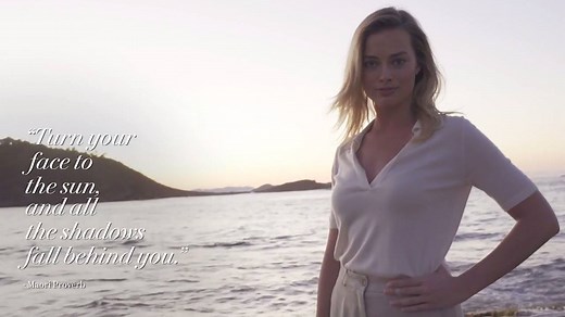 Because we all need a pick-me-up: watch Margot Robbie read famous inspirational quotes. | Vanity Fair