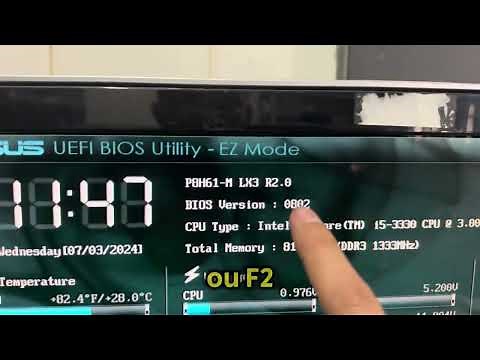 Como atualizar BIOS Placa Mãe ASUS P8H61-M LX3 R2.0