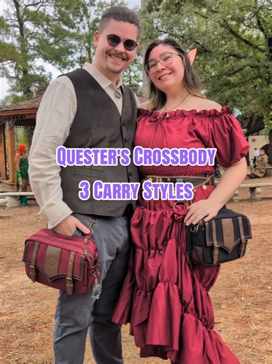 The perfect travel bag doesn't ex... Oh wait... we designed one! 🤭 Our fantasy themed crossbody is perfect for everyday travels, conventions, fairs, and so much more! • Pre-orders are open if you'd like to snag one of your own - expected to ship Summer 2026! Our pre-order window will close March 15th! • Features: ✨ Multiple Carry Styles (crossbody/shoulder bag, backpack, hip bag) ✨ Versatile Interior Organization ✨ Padded Tech Pocket ✨ Rear Storage Zipper ✨ Quick Access Side Pocket ✨ Customizab