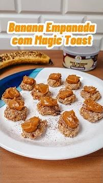 🤤🍌 Banana Empanada com Magic Toast