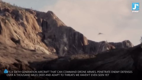 Watch how the F-47 commands AI drone wingmen and redefines air superiority
