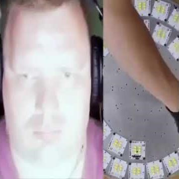 Test Subject for World's Brightest Flashlight