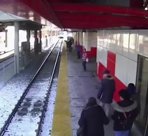 Girl Pushed Old Woman On The Train Track
