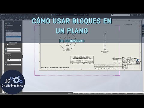 CÓMO USAR BLOQUES DENTRO DE PLANOS EN #SOLIDWORKS