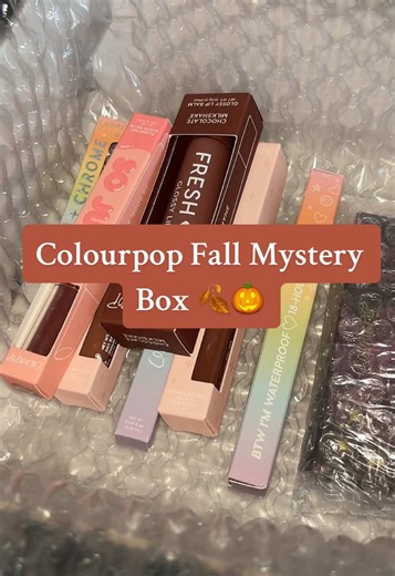 Colourpop Fall Mystery Box Review and Unboxing