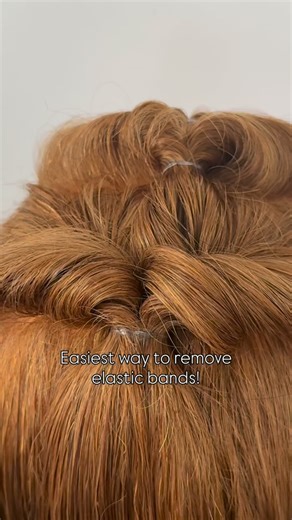 Kids Hairstyles | Easy Hair Ideas for Girls on Instagram: "One of the easiest ways to remove those little elastic bands is with this elastic cutter tool ✂️ Just make sure to direct the elastic away from the head so you don’t accidentally cut any hair! Dads I’m talking to you! 😂 Another really easy way, if you don’t have this tool, is to simply wet the hair with a spray bottle or in the bath/shower. The elastics should slip straight out, especially if you’ve used hair gel for styling as it adds 
