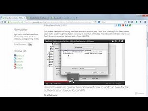 2. Two factor Authentication on an ASA Firewall