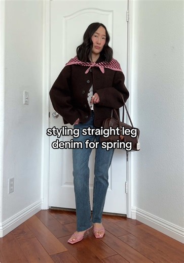 Styling Straight Leg Denim for Spring Fashion