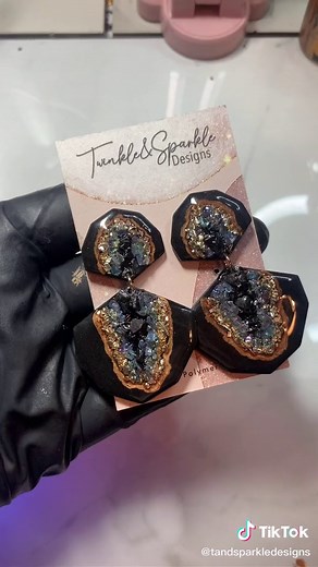 Epoxy Clay Jewelry Tutorial: Create Stunning Resin Geodes and Polymer Clay Earrings