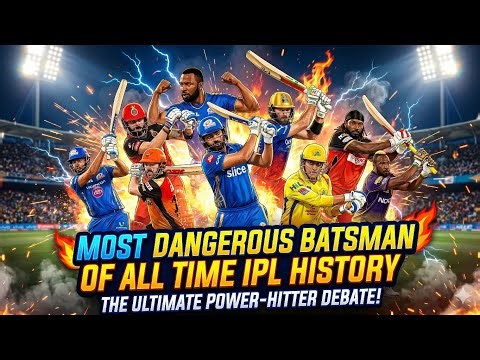 Top 20 Most Dangerous Batsmen in IPL History (2008 - 2026)