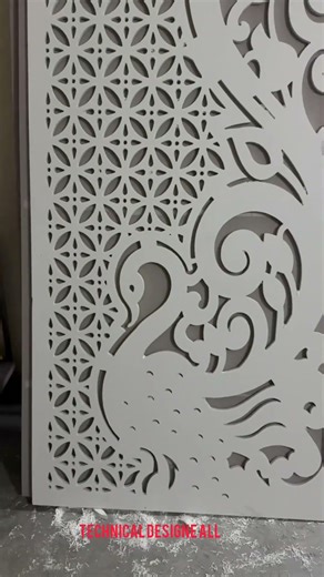 trending jali cutting pvc cnc router machine #cnc #artcam2008 #wood