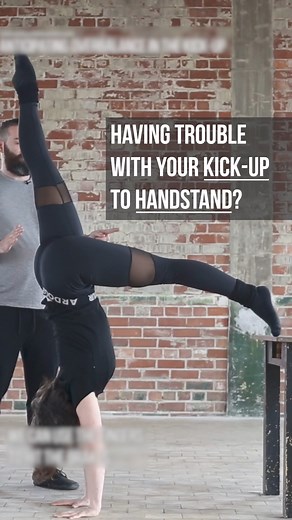 Do you kick too hard into your handstand? (and lose balance)⁠ ⁠ During the second part of a kick-up - where we hopefully stop and catch ourselves - it's common to have too much momentum and overshoot our handstand.⁠ ⁠ At times like this, we need to be ready to "hit the brakes" with the fingers.⁠ ⁠ In this drill, Emmet (@emmetlouis) directs Coach Seve (@sevefeathers) through an exercise designed to reduce variables and practice this second part of the kick-up.⁠ ⁠ This "table leg liftoff" has a fe