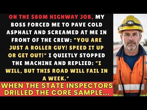 On $80M Highway Job Boss Forced Cold Asphalt "Just A Roller Guy"—I Warned Him Road Failed In A Week