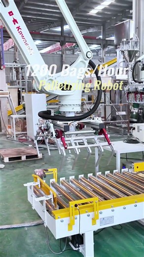 CSPMAC Palletizing Robot in Factory-Fastest Way to Stack Bags!