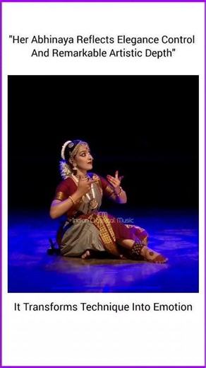 Expressions Told The Story In This Dance By Ashritha Sankaranarayanan #icmdance #classical #dance