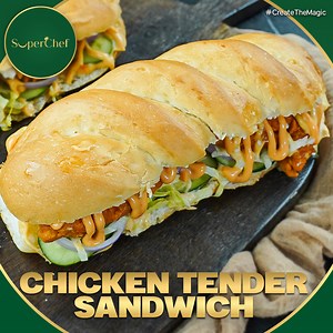 This Chicken Tender Sandwich is a spicy, crispy delight featuring K&N’s Hot Tenders, fresh veggies, and creamy sauce, all tucked inside a soft bun. Perfect for a quick lunch, dinner, or game-day treat, it’s a mouthwatering combination of heat, crunch, and flavor. #ChickenTenderSandwich #KandNs #HotTenders #CrispyChicken #SpicyChickenSandwich #QuickMeals #EasyRecipes | SuperChef