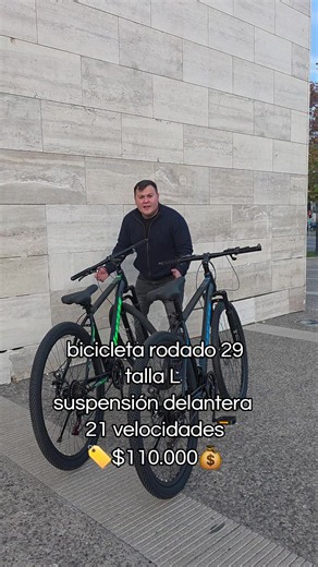 Bicicleta rodado 29 talla L con suspensión y 21 velocidades - Oferta
