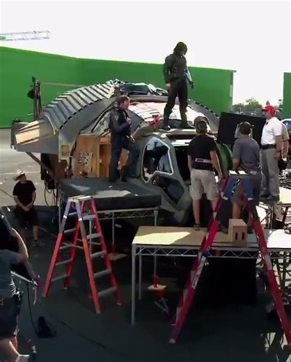 Sebastian Stan as The Winter Soldier — BTS of Captain America: The Winter Soldier 😍💥
