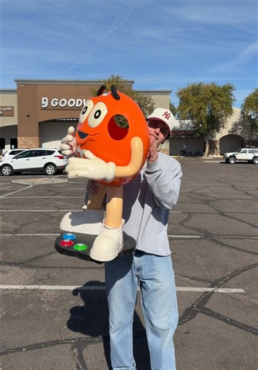 1 of 1 #mnm #diy #goodwill | purple m&m