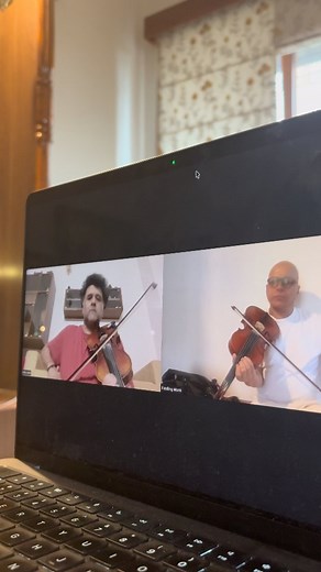Long-distance musical session for something special! GK - Pravaham! 🗓️ January 3, 2026 🕕 6 pm 📍Chowdiah Memorial Hall, Bengaluru #theawesometwosome #somethingspecialiscooking #gkconcert | Fiddling Monk