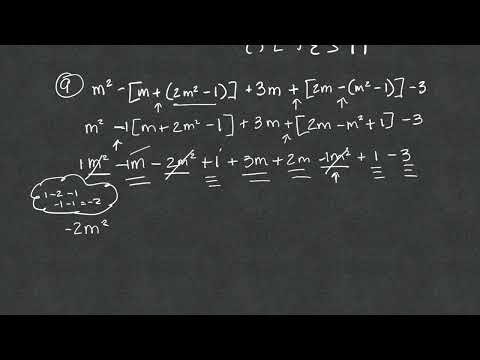 Algebra 1 ch 13 Simplifying Polynomial Expressions