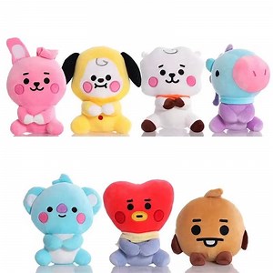 [Hot Item] Bt21 Plush Toy Kawaii Kpop Plush Doll Stuffed Animals Plushie Doll Bangtan Boys Cute Cartoon Plush Keychain Children Gift Baby Toys