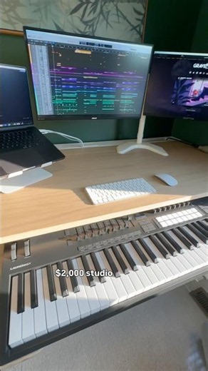 ikea desk mod: $50 pull-out midi keyboard tray