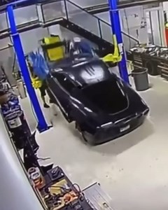 12M views · 10K reactions | Car crashes down on the shop!  | Chevy Dude | Facebook